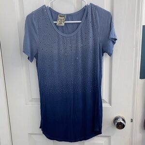 Vocal Blue Ombre Short Sleeve Tee